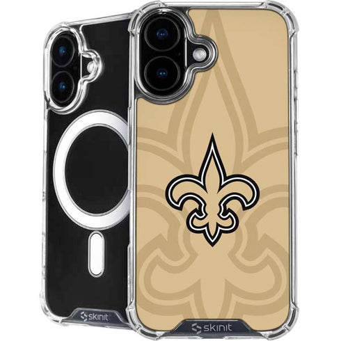 NFL New Orleans Saints Double Vision iPhone 16 MagSafe Case