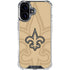 NFL New Orleans Saints Double Vision iPhone 16 Plus Clear Case