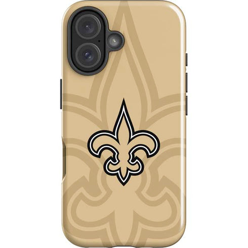 NFL New Orleans Saints Double Vision iPhone 16 Plus Impact Case