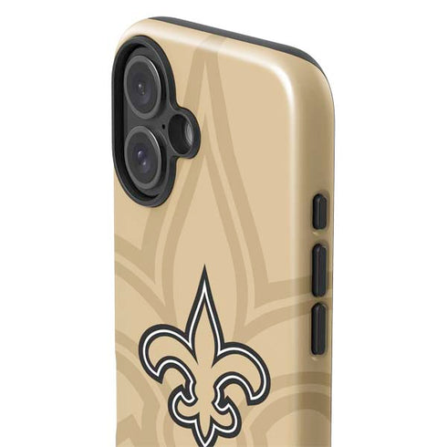 NFL New Orleans Saints Double Vision iPhone 16 Plus Impact Case