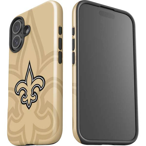 NFL New Orleans Saints Double Vision iPhone 16 Plus Impact Case