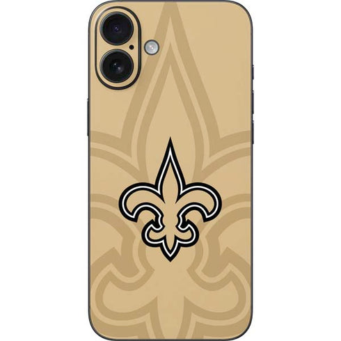 NFL New Orleans Saints Double Vision iPhone 16 Plus Skin