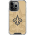 NFL New Orleans Saints Double Vision iPhone 16 Pro Max Clear Case
