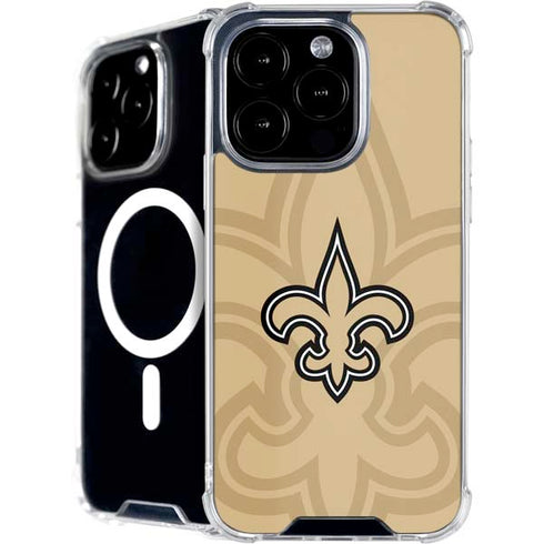 NFL New Orleans Saints Double Vision iPhone 16 Pro Max MagSafe Case