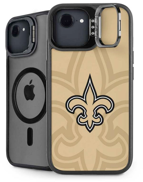 NFL New Orleans Saints Double Vision iPhone 16e Kickstand Case