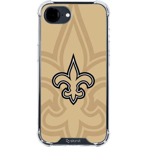 NFL New Orleans Saints Double Vision iPhone 16e Clear Case