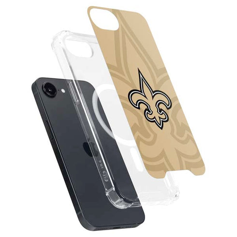 NFL New Orleans Saints Double Vision iPhone 16e MagSafe Case