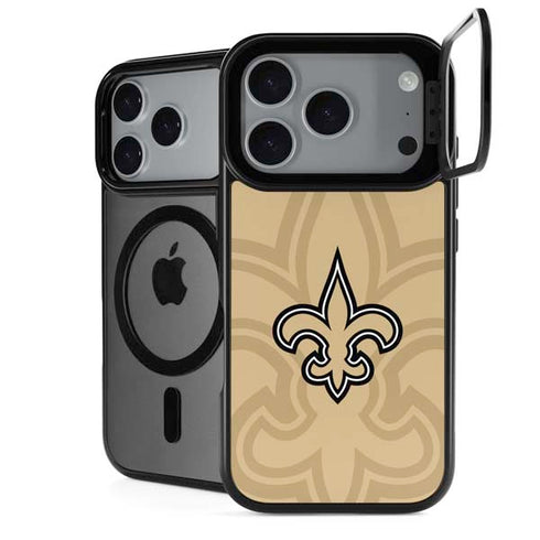 NFL New Orleans Saints Double Vision iPhone 18 Pro Kickstand Case