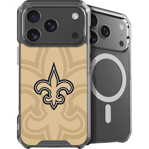 NFL New Orleans Saints Double Vision iPhone 18 Pro Max MagSafe Case