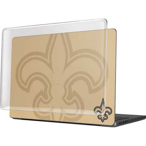 NFL New Orleans Saints Double Vision MacBook Pro 14in (2021-24) Case plus Skin