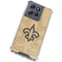 NFL New Orleans Saints Double Vision Moto G 5G (2025) Clear Case