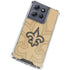 NFL New Orleans Saints Double Vision Moto G Stylus 5G (2025) Clear Case
