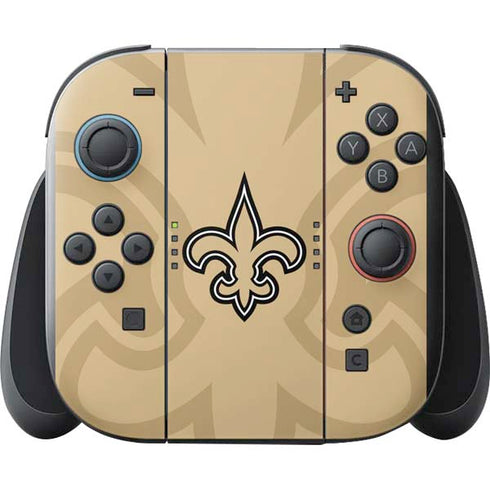 NFL New Orleans Saints Double Vision Nintendo Switch 2 (2025) with Joy-Con Skin
