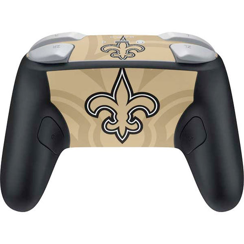 NFL New Orleans Saints Double Vision Nintendo Switch 2 (2025) Pro Controller Skin