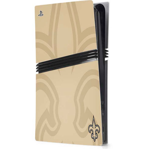 NFL New Orleans Saints Double Vision PS5 Pro Console Skin