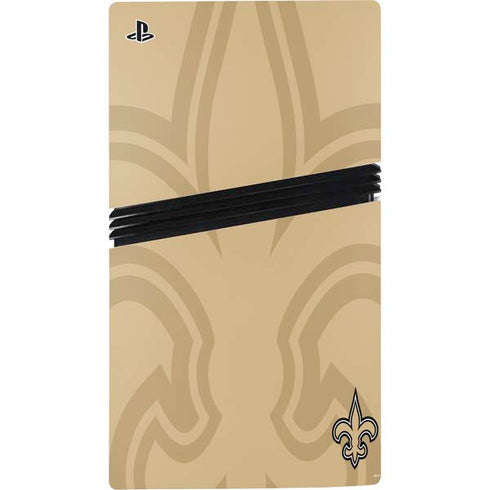 NFL New Orleans Saints Double Vision PS5 Pro Console Skin