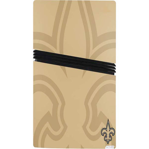 NFL New Orleans Saints Double Vision PS5 Pro Console Skin