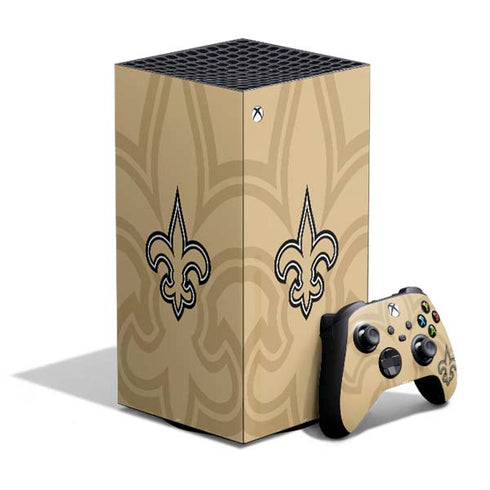 NFL New Orleans Saints Double Vision XBox Series X Digital Edition Bundle Skin