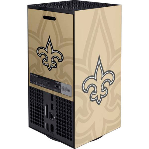 NFL New Orleans Saints Double Vision XBox Series X Digital Edition Console Skin