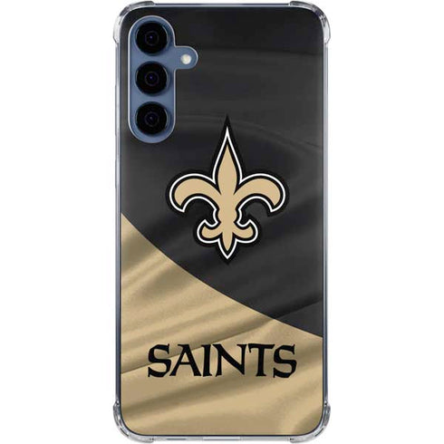 NFL New Orleans Saints Galaxy A35 5G Clear Case
