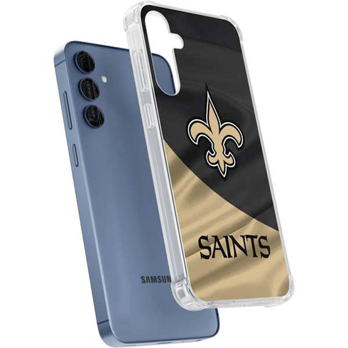 NFL New Orleans Saints Galaxy A55 5G Clear Case