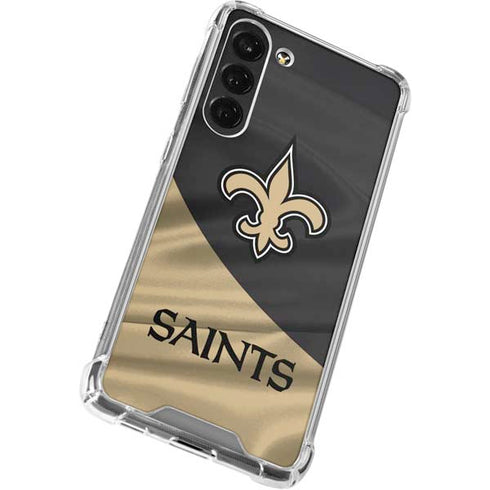 NFL New Orleans Saints Galaxy S24 FE Clear Case