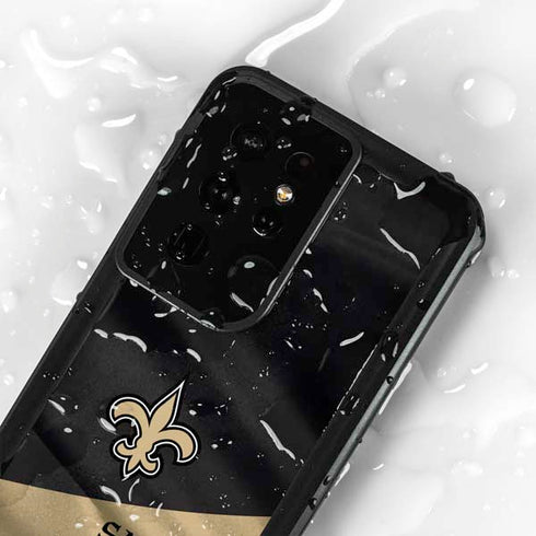 NFL New Orleans Saints Galaxy S24 Ultra Waterproof Case