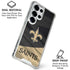 NFL New Orleans Saints Galaxy S25 Ultra Clear Case