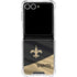 NFL New Orleans Saints Galaxy Z Flip7 Clear Case