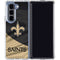NFL New Orleans Saints Galaxy Z Fold5 5G Clear Case