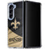 NFL New Orleans Saints Galaxy Z Fold5 5G Clear Case