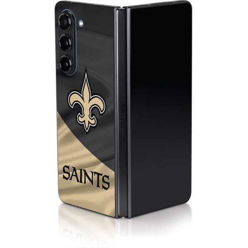 NFL New Orleans Saints Galaxy Z Fold5 5G Skin