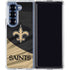 NFL New Orleans Saints Galaxy Z Fold6 Clear Case