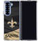 NFL New Orleans Saints Galaxy Z Fold7 Clear Case