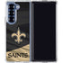 NFL New Orleans Saints Galaxy Z Fold7 Clear Case