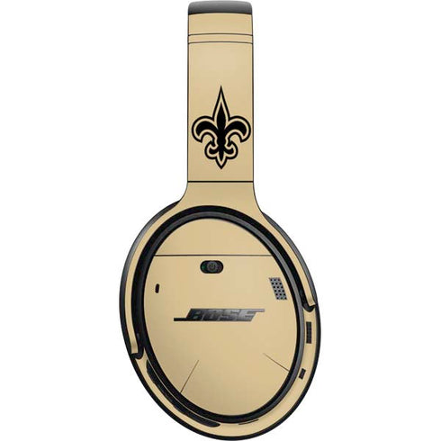 NFL New Orleans Saints Gold Performance Series Bose QuietComfort 35 Headphones Skin