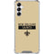 NFL New Orleans Saints Gold Performance Series Gabb Phone 4 Clear Case