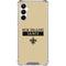 NFL New Orleans Saints Gold Performance Series Galaxy A16 5G Clear Case