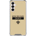 NFL New Orleans Saints Gold Performance Series Galaxy A16 5G Clear Case