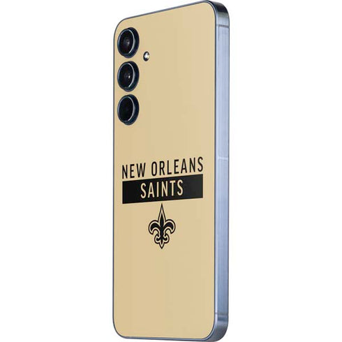 NFL New Orleans Saints Gold Performance Series Galaxy A35 5G Skin