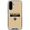 NFL New Orleans Saints Gold Performance Series Galaxy A36 5G Clear Case