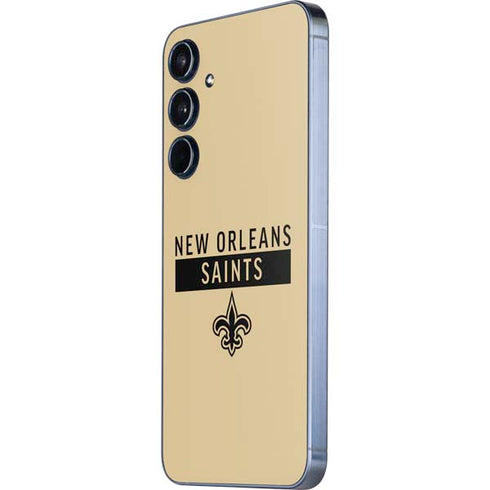 NFL New Orleans Saints Gold Performance Series Galaxy A55 5G Skin
