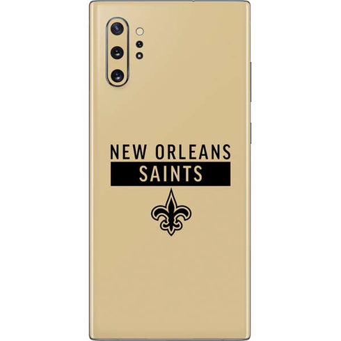 NFL New Orleans Saints Gold Performance Series Galaxy Note 10 Plus Skin