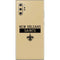 NFL New Orleans Saints Gold Performance Series Galaxy Note 10 Plus Skin