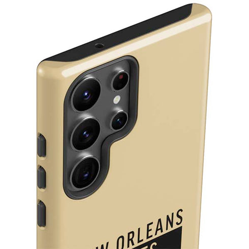 NFL New Orleans Saints Gold Performance Series Galaxy S23 Ultra Pro Case