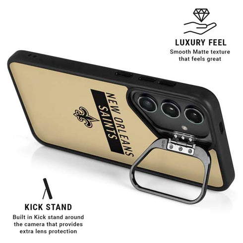 NFL New Orleans Saints Gold Performance Series Galaxy S24 FE Kickstand Case
