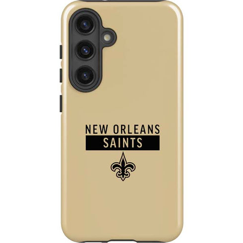 NFL New Orleans Saints Gold Performance Series Galaxy S25 Plus Impact Case