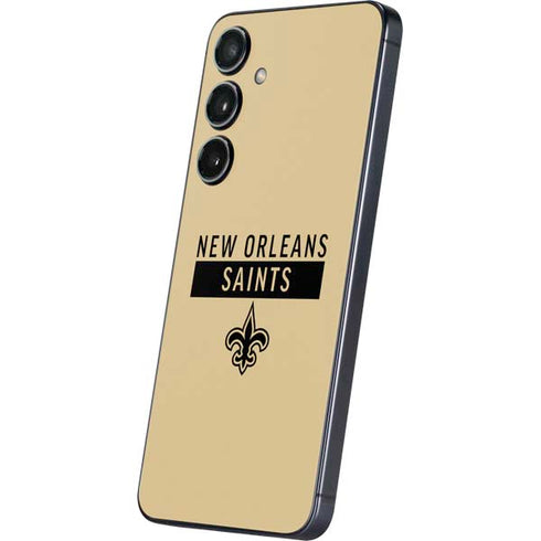 NFL New Orleans Saints Gold Performance Series Galaxy S24 Plus Skin