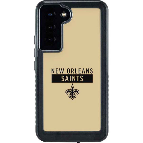 NFL New Orleans Saints Gold Performance Series Galaxy S24 Plus Waterproof Case