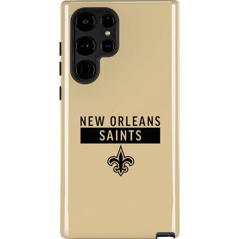 NFL New Orleans Saints Gold Performance Series Galaxy S25 Ultra Impact Case